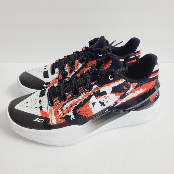 NEW Under Armour Curry 2 Low Flotro Shoes 3027050-100 Size 11.5 Black Red